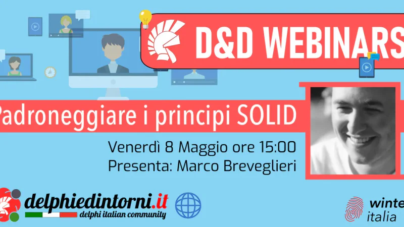 Locandina dell'evento Padroneggiare i principi SOLID