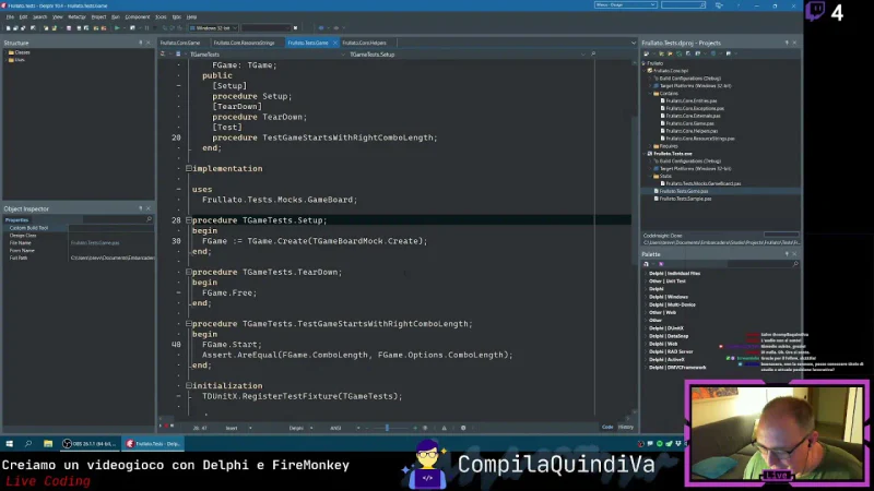 Creiamo assieme un semplice videogioco con Delphi e FireMonkey - Episodio 1 (Live Coding)