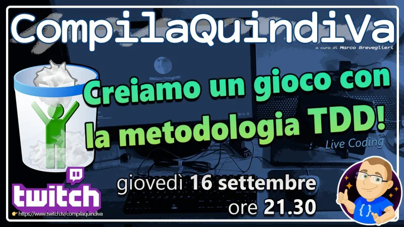 Creiamo un gioco con la metodologia TDD - Parte 1 (Live Coding)