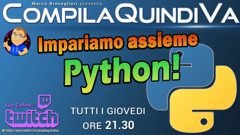 Impariamo Python assieme - Episodio 6: moduli e classi (Live Coding)