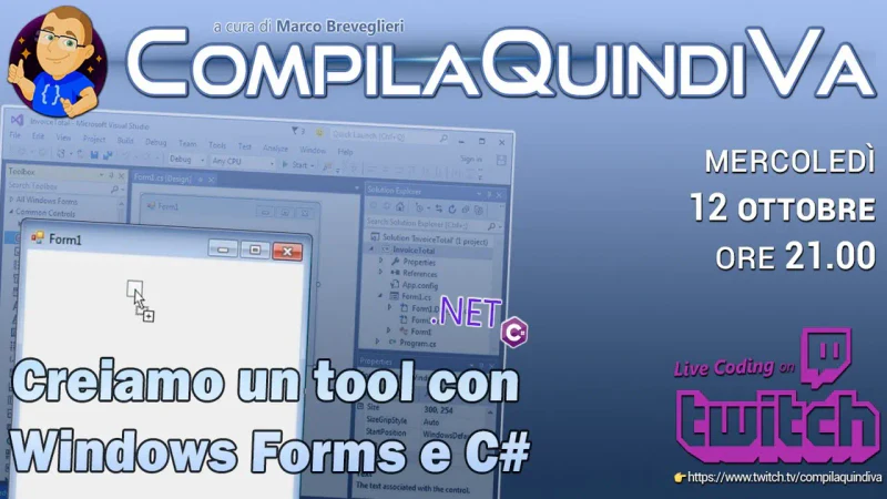 Creiamo un tool con Windows Forms e C# per convertire una Fattura Elettronica in Nota di Credito (Live Coding)