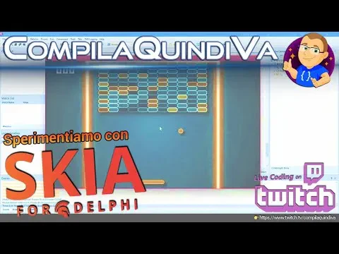 Sperimentiamo con la libreria grafica Skia4Delphi: scriviamo a penna sul video (Live Coding)