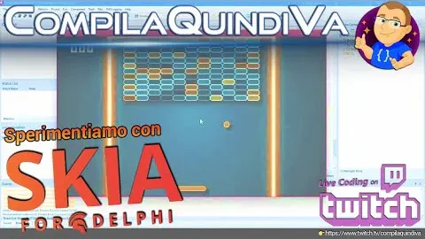 Sperimentiamo con la libreria grafica Skia4Delphi: scriviamo a penna sul video (Live Coding)