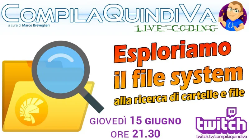 Esploriamo il file system alla ricerca di cartelle e file con Delphi (Live Coding)