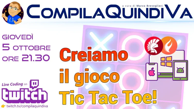 Creiamo il gioco Tic Tac Toe con Delphi (Live Coding)