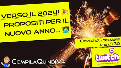 Verso il 2024! Chiacchiere tra dev (o geek?), buoni propositi e saluti (Just Chatting)