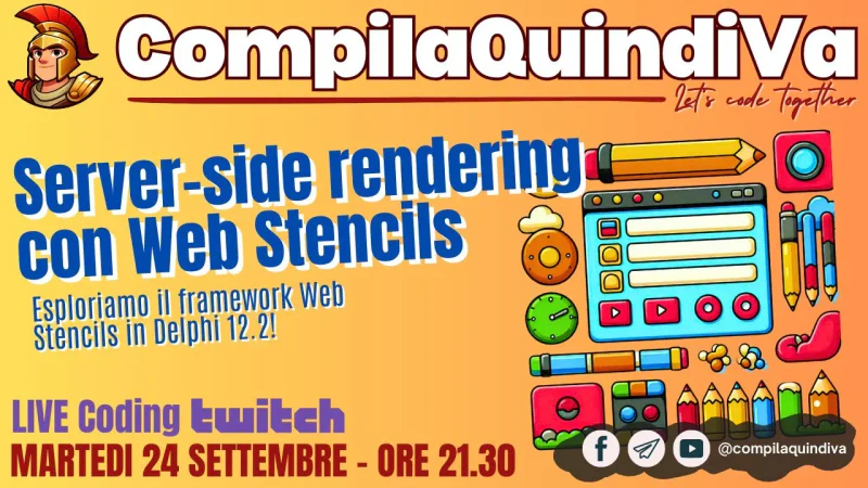 Server-side rendering con Web Stencils! (Live Coding)