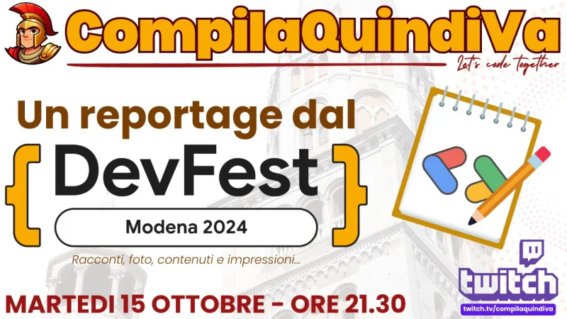 Reportage del DevFest Modena 2024 (Reportage)