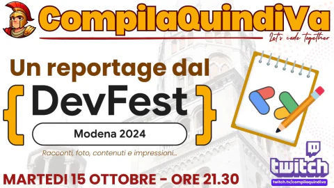 Reportage del DevFest Modena 2024 (Reportage)