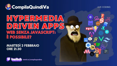React? Angular? Non ti servono: il browser fa già tutto con Hypermedia-Driven Apps (Live Coding)