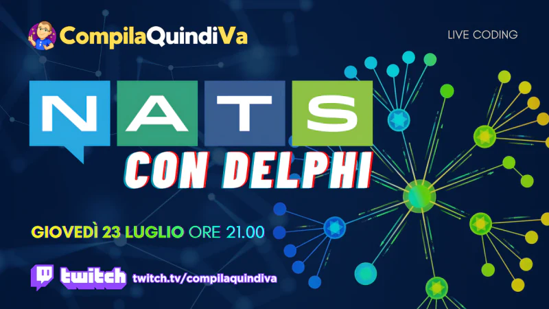NATS con Delphi: primi passi con la messaggistica pub/sub