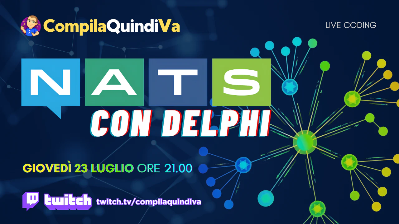 NATS con Delphi: primi passi con la messaggistica pub/sub