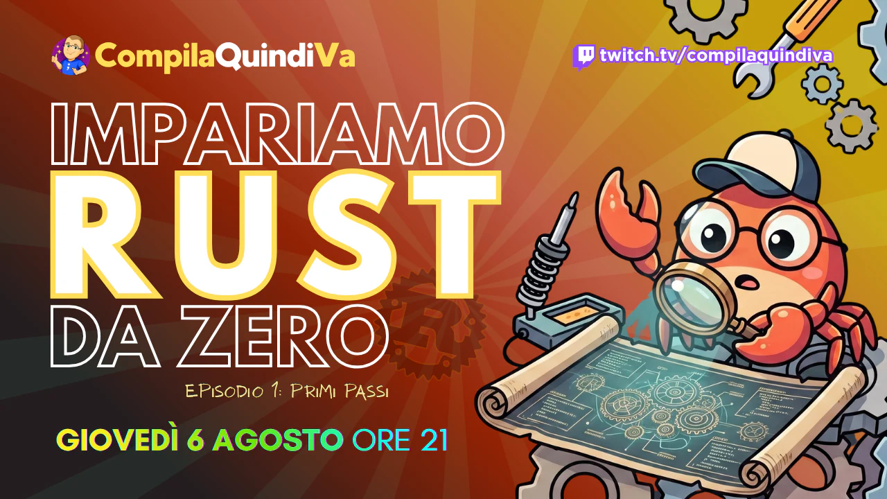 Impariamo Rust da zero - Episodio 1: primi passi